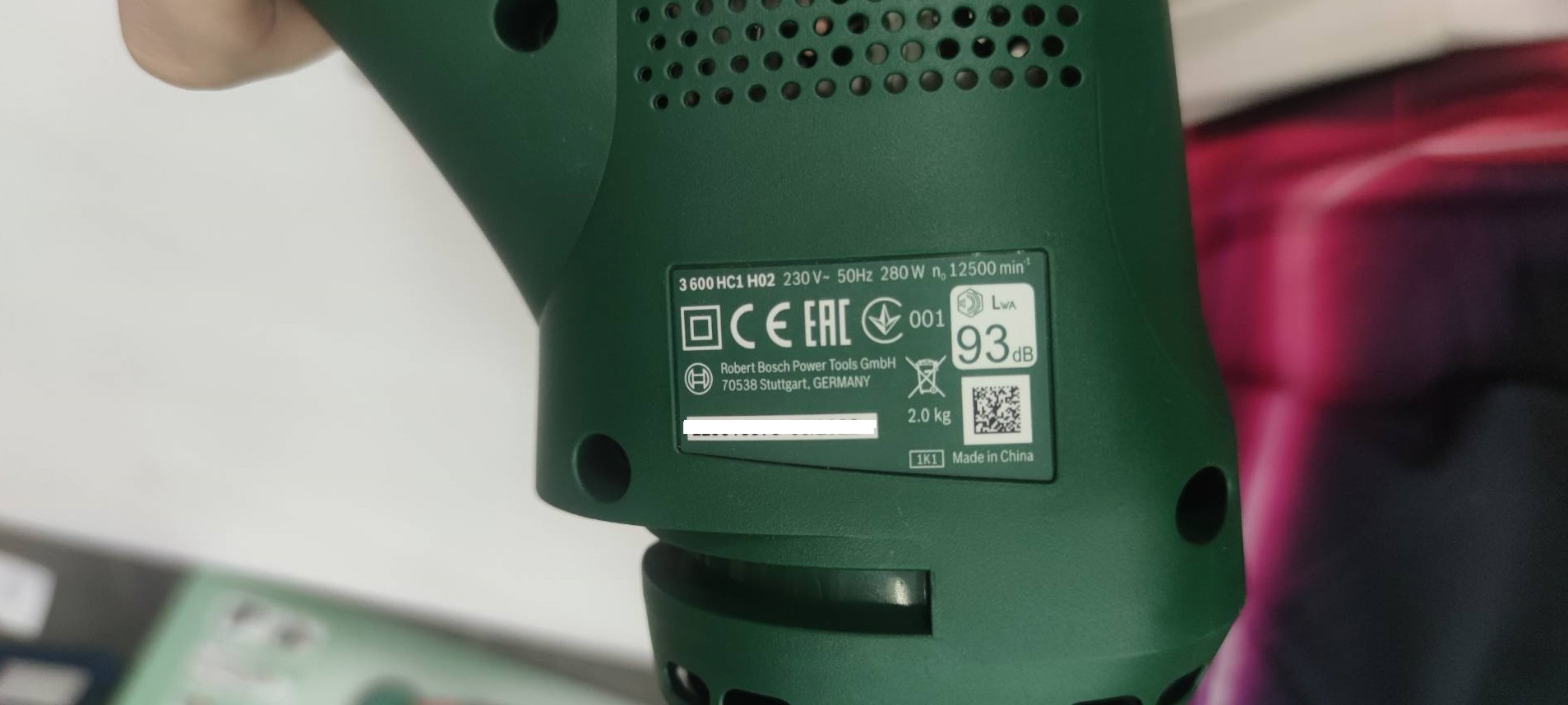 เครื่องตัดหญ้าไฟฟ้า แบบตลับเอ็น EASYGRASSCUT23 BOSCH 06008C1H01
