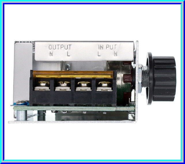 1x ดิมเมอร์ หรี่ไฟ เรกูเลเตอร์ ปรับแรงดันไฟ AC 220V 4000W