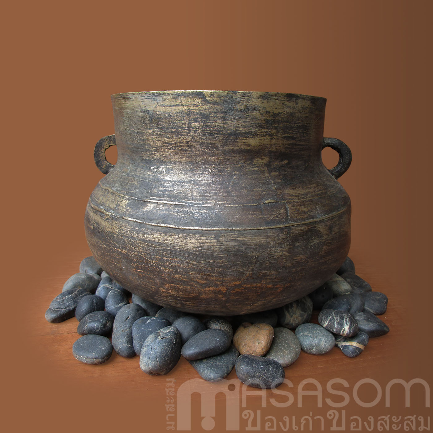 หม้อทองเหลืองโบราณ1