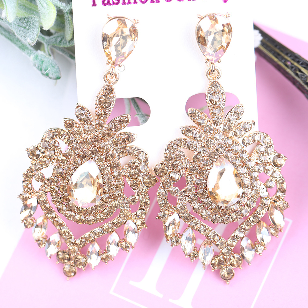 (พร้อมส่ง) ต่างหู 161 (เข็ม) สีเหลือง
