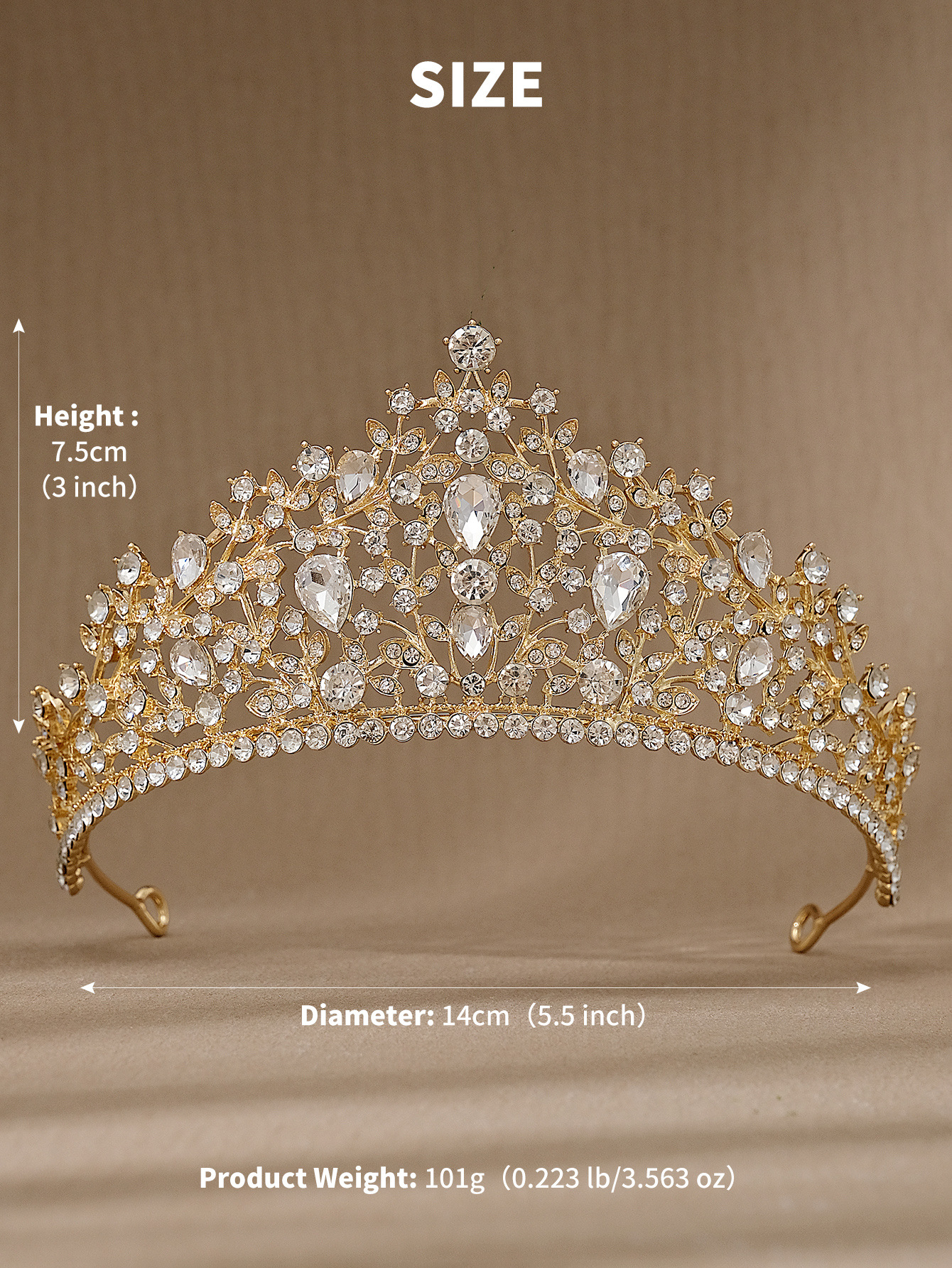 (พร้อมส่ง) เทียร่า 396 มงกุฎนางงาม มงกุฎเจ้าสาว มงกุฎเพชร งานพรีเมี่ยม สินค้าพร้อมส่งจากไทย