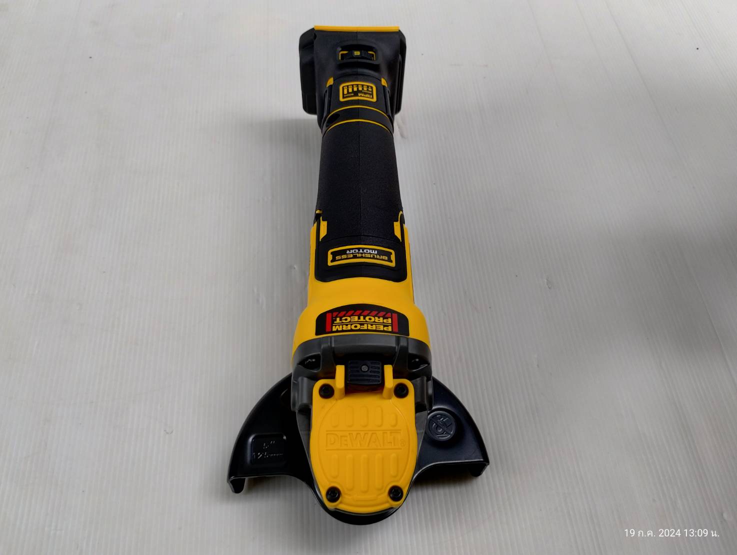 เครื่องเจียรไร้สาย18V 125มม. DCG416VSN DEWALT (ตัวเปล่า) สวิทช์เซฟตี้ ปรับรอบได้