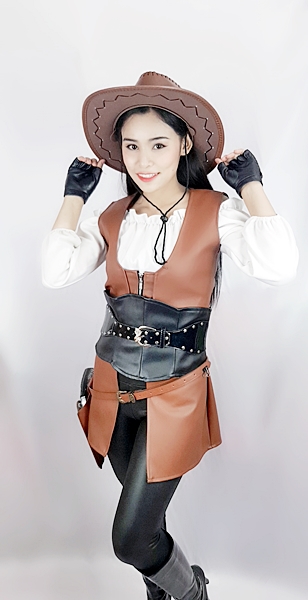 ชุดคาวเกิลร์ คาวบอยหญิง