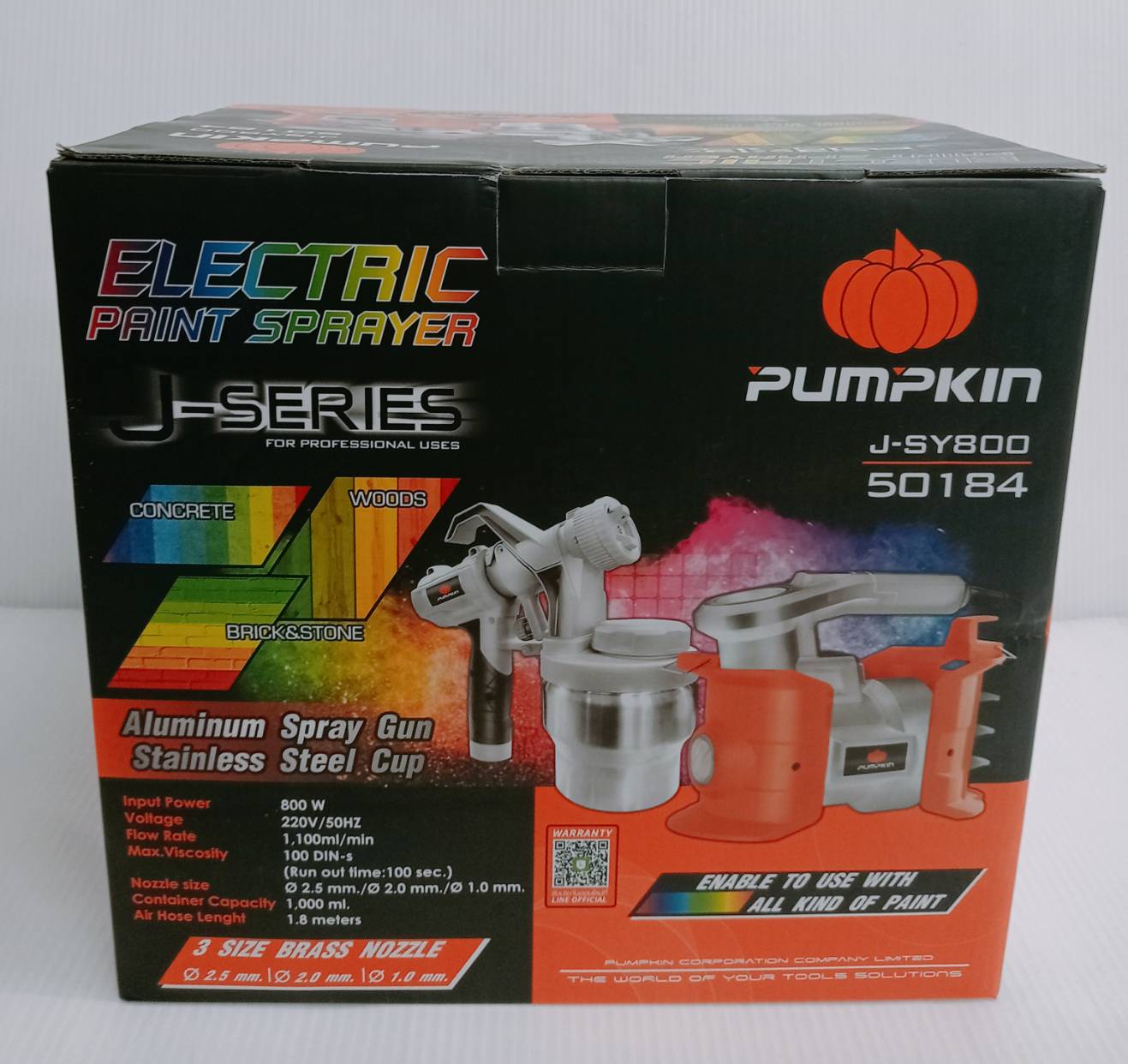 กาพ่นสีไฟฟ้า J-SY800 PUMPKIN #50184