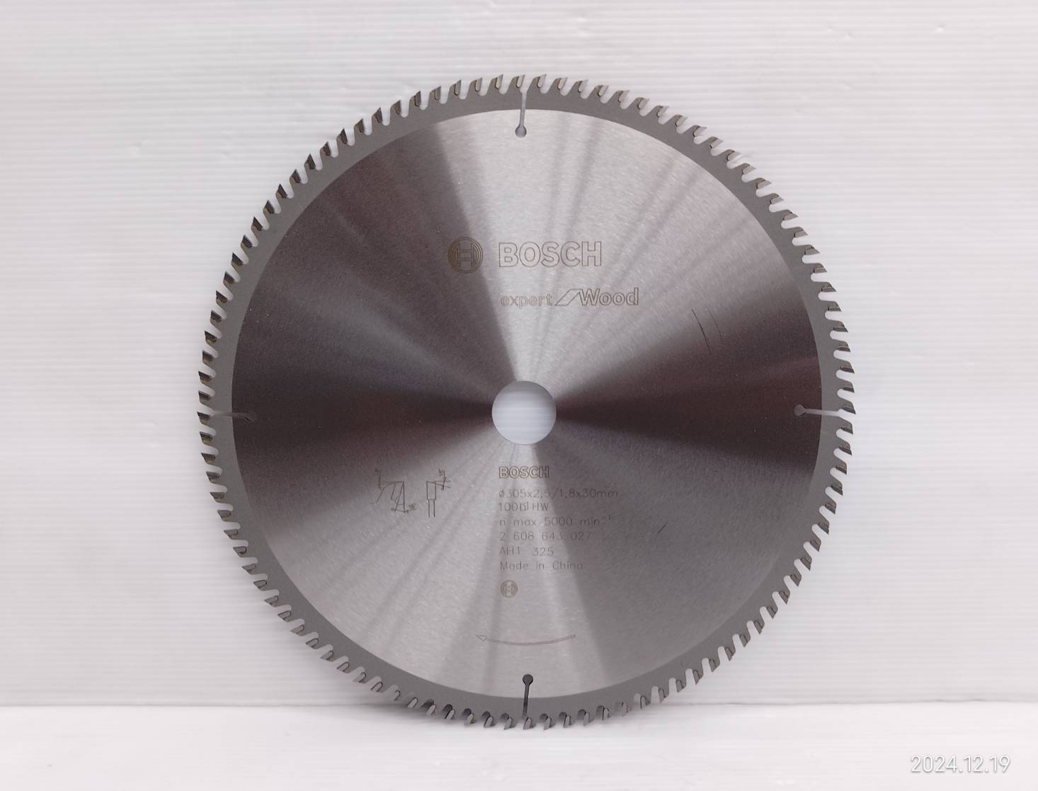 ใบเลื่อยวงเดือน12"X100T BOSCH 2608643027