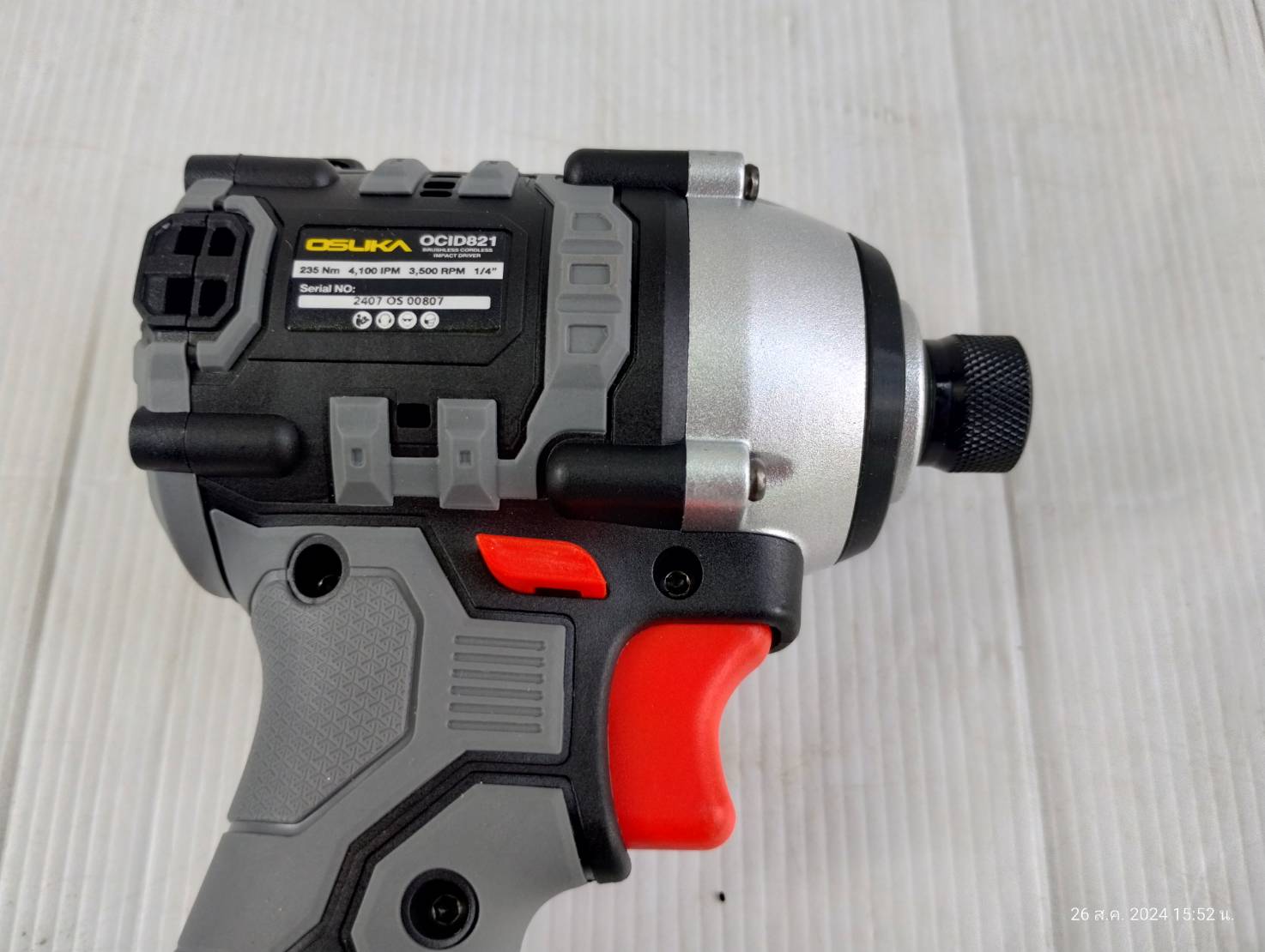 ชุดคอมโบ้ชุดสว่าน-ไขควงกระแทกไร้สายไร้แปรงถ่าน 20V OCK152-D2 OSUKA