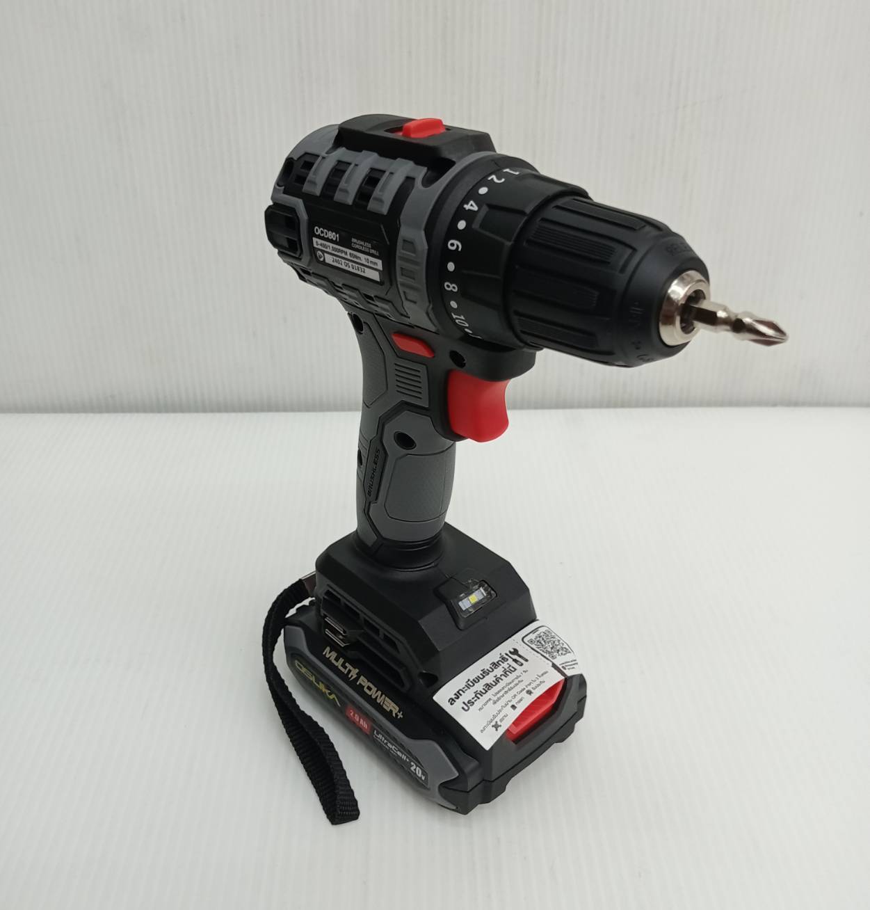 สว่านไร้สายไร้แปรงถ่าน 20v OSUKA OCD801-D1