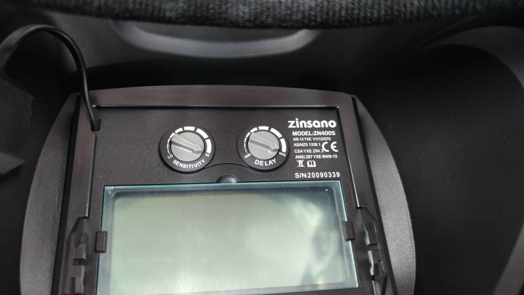 หน้ากากเชื่อมออโต้ ZN400S ZINSANO True Color