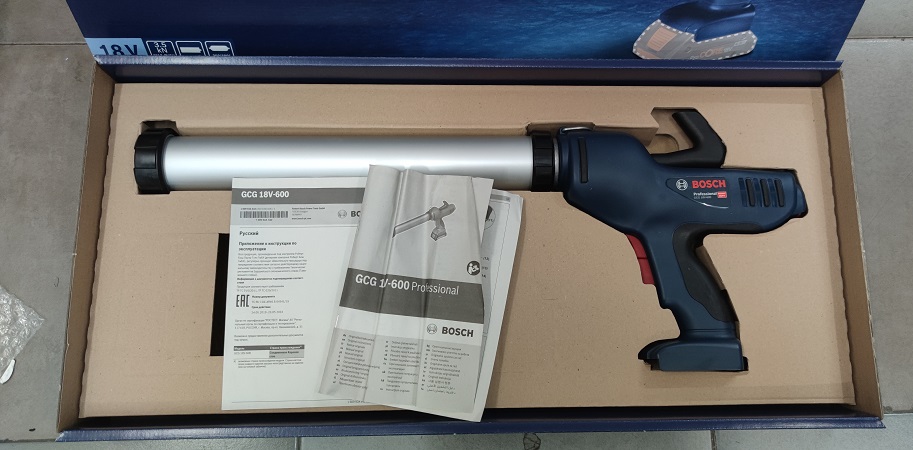 ปืนยิงซิลิโคน18V GCG18V-600 BOSCH Solo