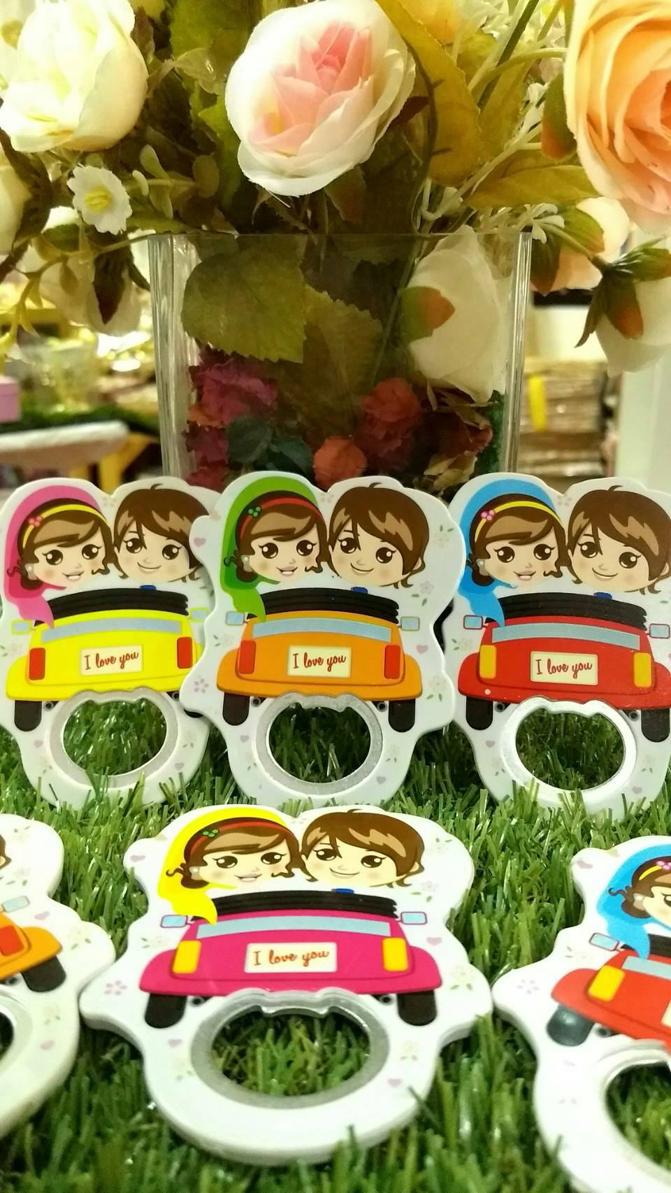 ที่เปิดขวด Magnet ลายรถยนต์