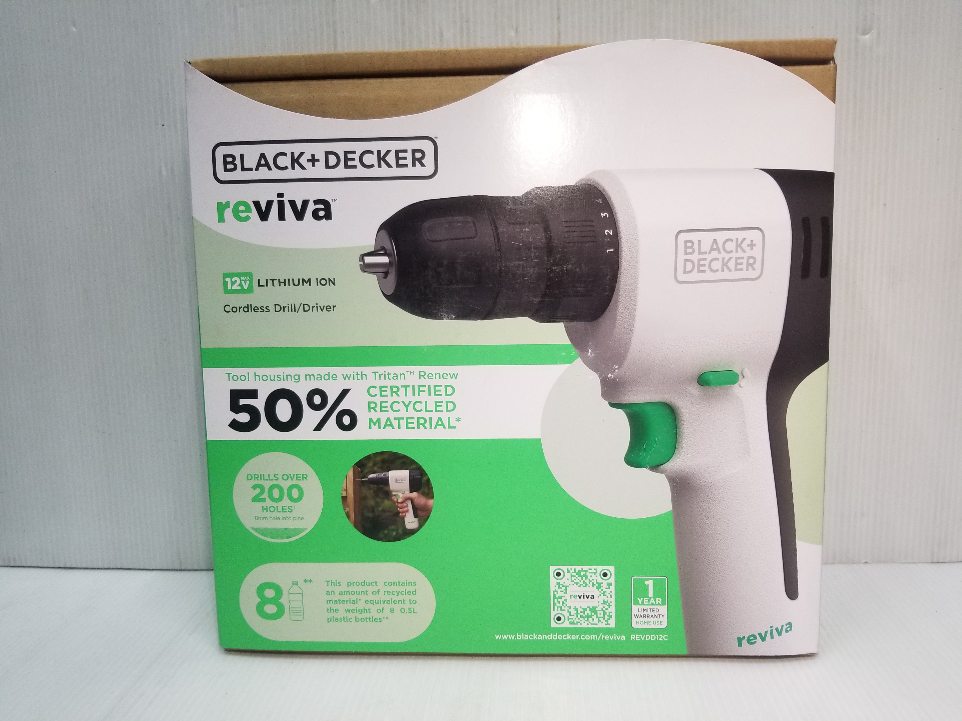 สว่านไขควง12V REVDD12C BLACK&DECKER REVIVA
