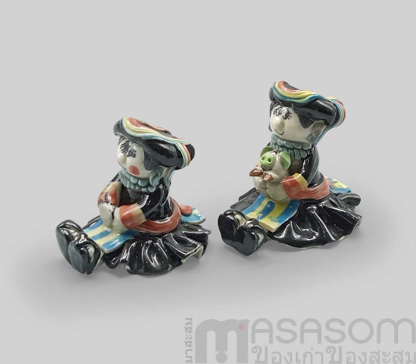 ตุ๊กตาเซรามิคชาวเขา เผ่า"ลีซู"