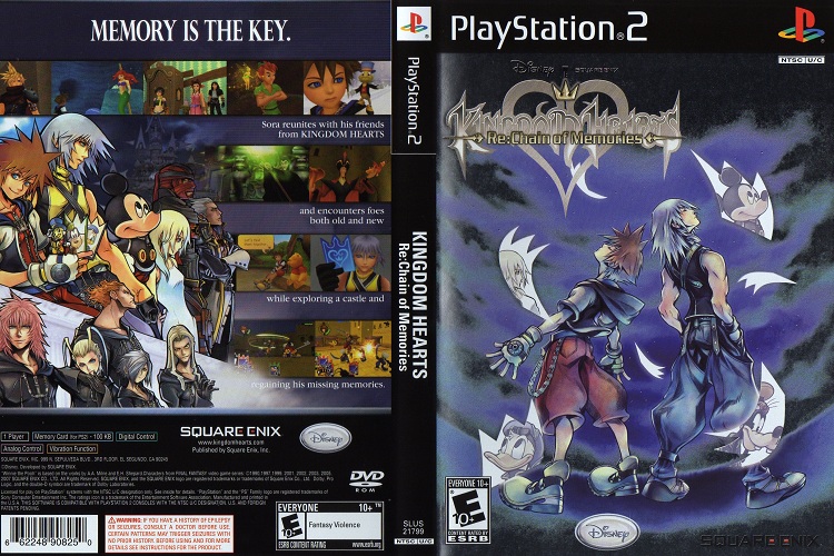 KINGDOM HEARTS RE CHAIN OF MEMORIES [US : DVD5 1 Disc]
