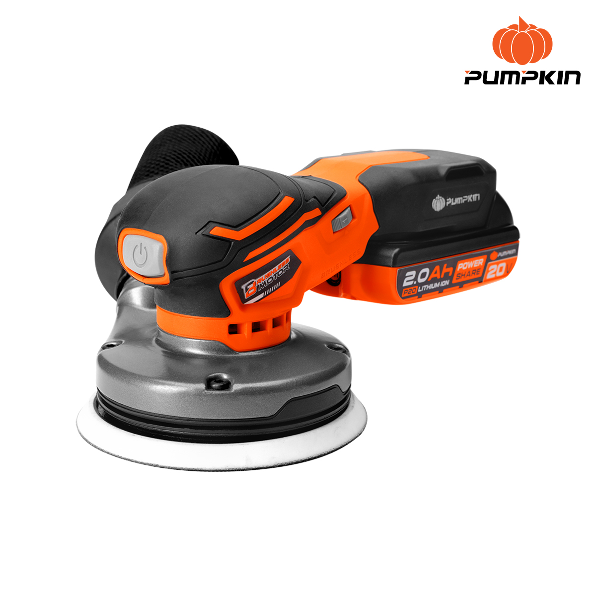 เครื่องขัดกระดาษทราย กลมไร้สาย 5นิ้ว 20V INF-510RSCB PUMPKIN 50439