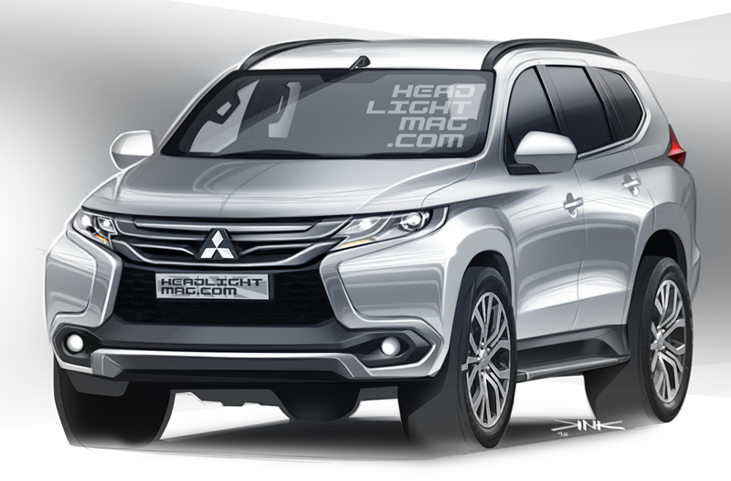 Roof Rack NC-11 ชุดขาจับแร็คหลังคา NEW PAJERO 2015 (ตรงรุ่น) พร้อมคานแร็ครุ่นใหม่
