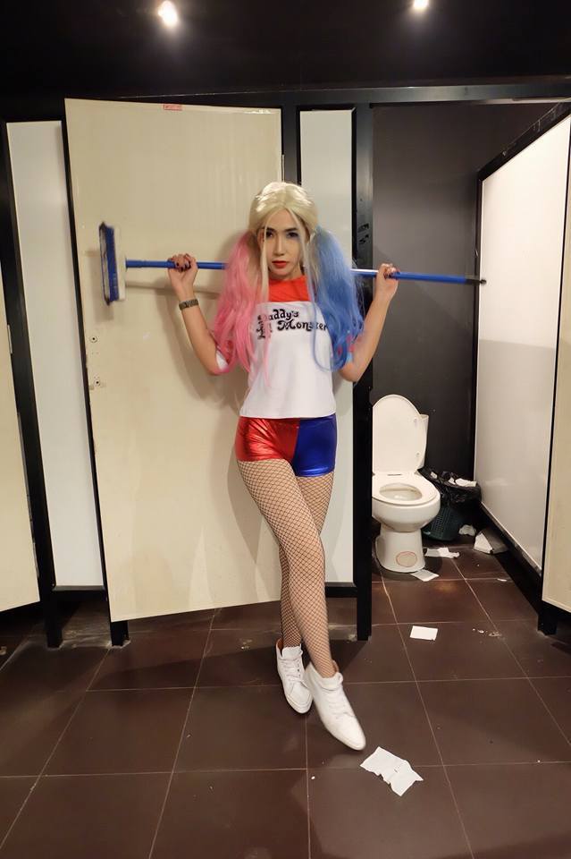 ชุด Harley Quinn / suicide squad 2016 / ชุดฮารี่ควิน