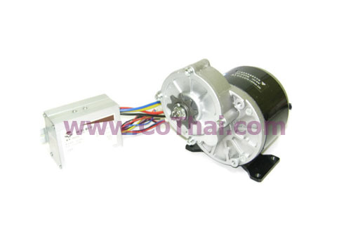 MY1016Z3 24vdc 350w มอเตอร์เกียร์ แกนเยื้อง 300rpm