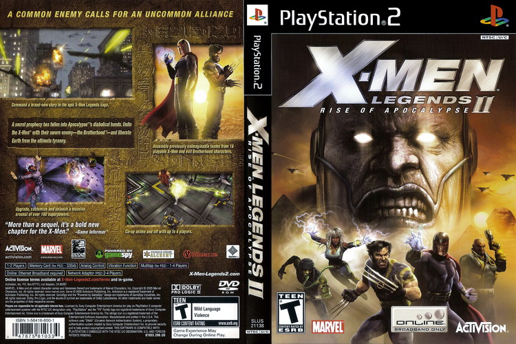 X-MEN LEGENDS 2 [US : DVD5 1 Disc]