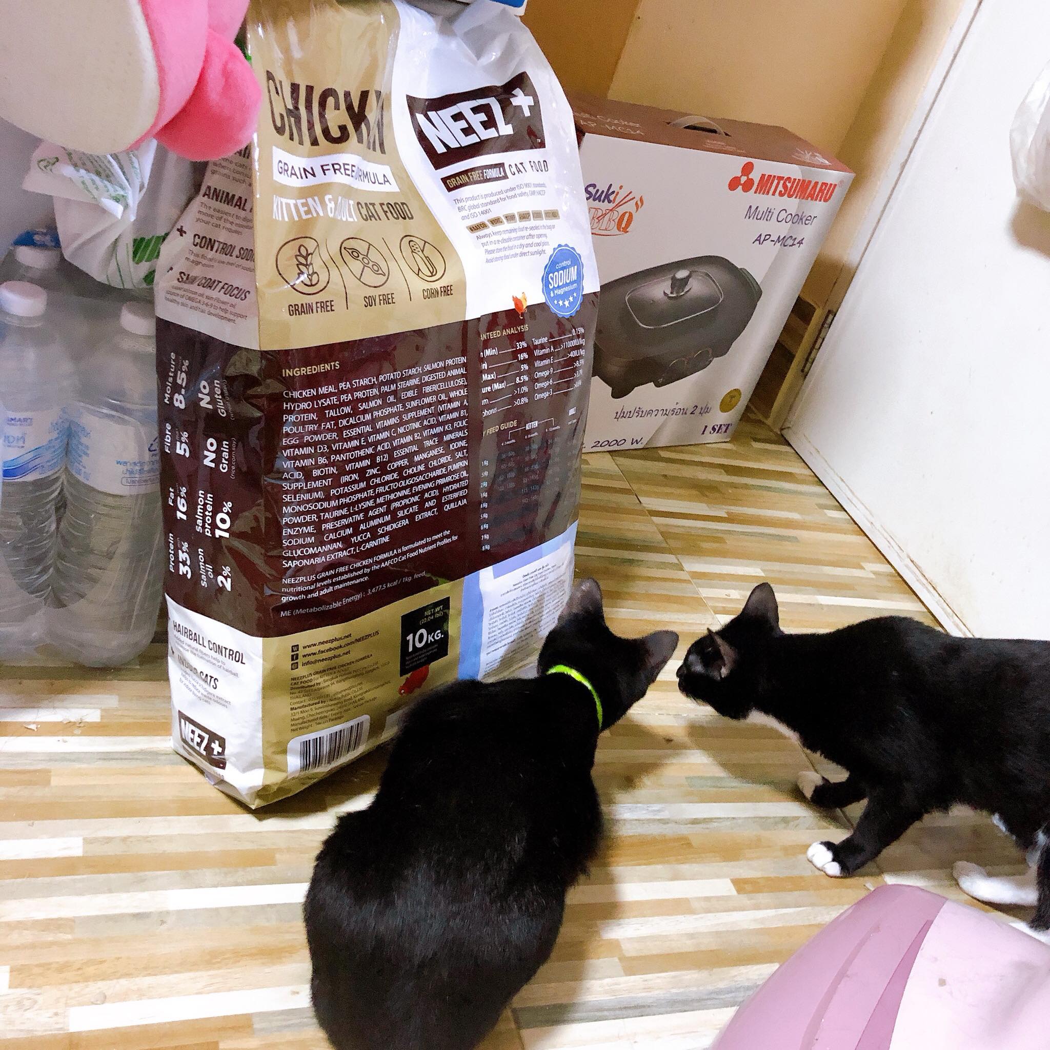 NEEZ+อาหารแมว นีซพลัส เกรนฟรี พรีเมี่ยมสำหรับน้องแมว 🐥สูตรแมวใหญ่ 10 กิโล 1950.- เหมาะกับแมวโต อายุ 4 เดือน-12 ปี (ฟรีส่ง)