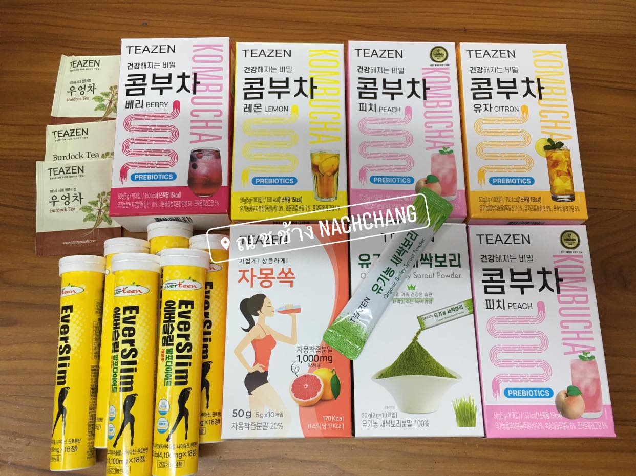 ชาคอมบูขา รสเบอรี่ เป็นที่นิยมของไอดอล ดารา กองถ่ายซีรี่ย์เกาหลี ส่งออกกว่า 22 ประเทศ ยอดขาย 100 ล้านแท่ง ชนะรางวัลมากกว่า 10++ TEAZEN KOMBUCHA ชาคอมบุชา ชาหมักเกาหลีที่ขายดีที่สุด