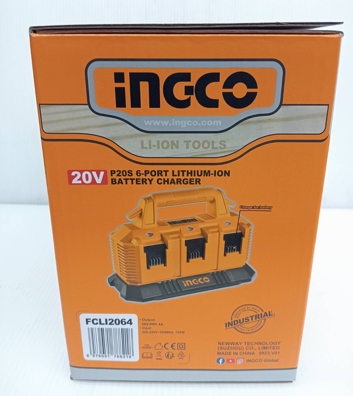 แท่นชาร์จ6ช่อง FCLI2064 INGCO