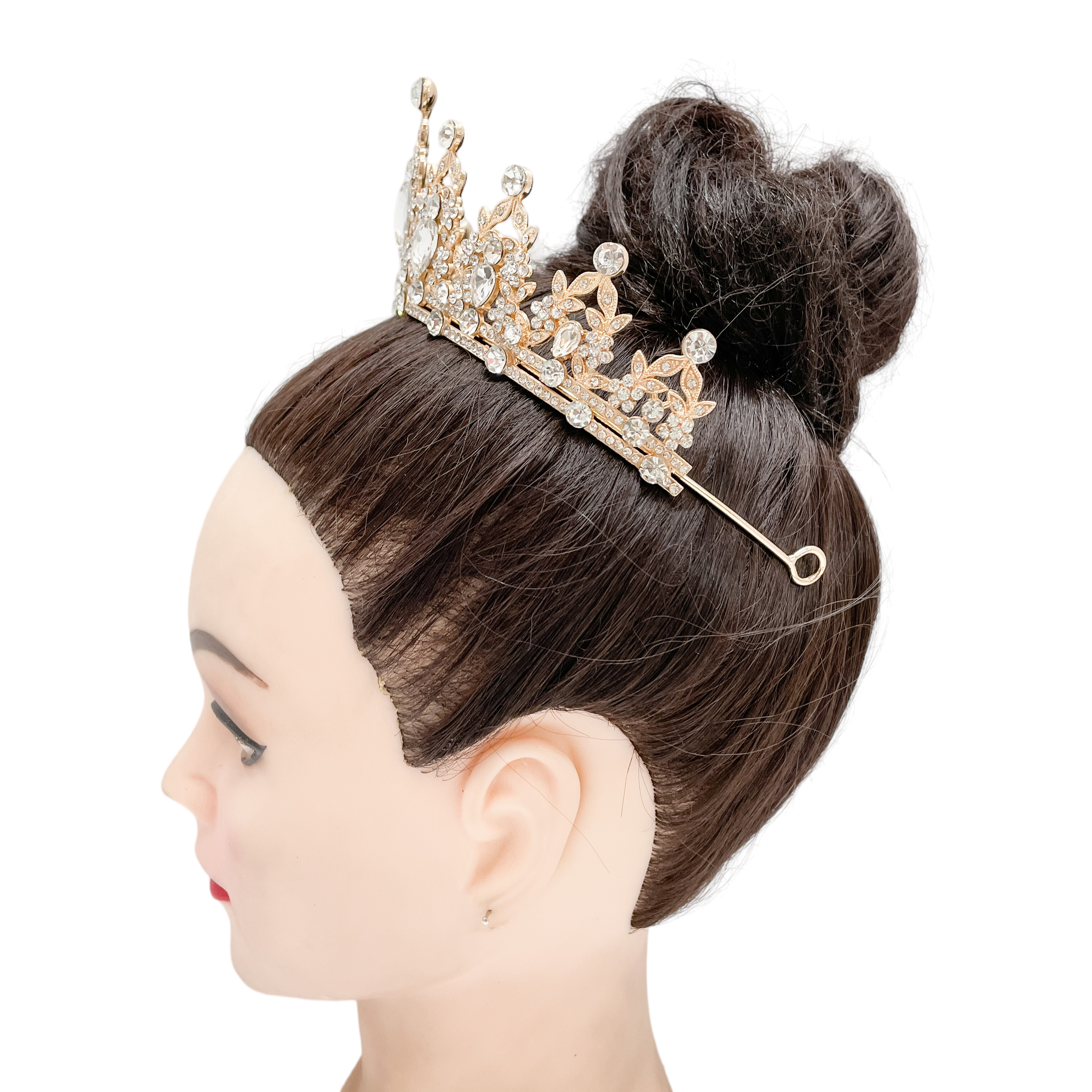 (พร้อมส่ง) เทียร่า 146 สีทอง งานสวย ปราณีต QCเพชรทุกเม็ด สินค้าพร้อมส่งจากไทย