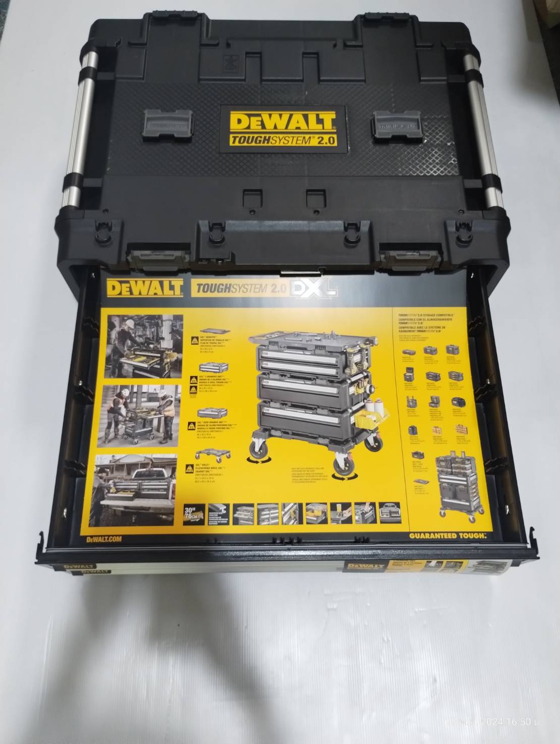 DEWALT รุ่น DWST08520-1 กล่องลิ้นชัก 2 ชั้น Tough System 2.0 DXL