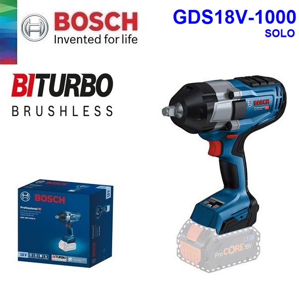 บล็อกไร้สาย1/2 GDS18V-1000 BOSCH SOLO