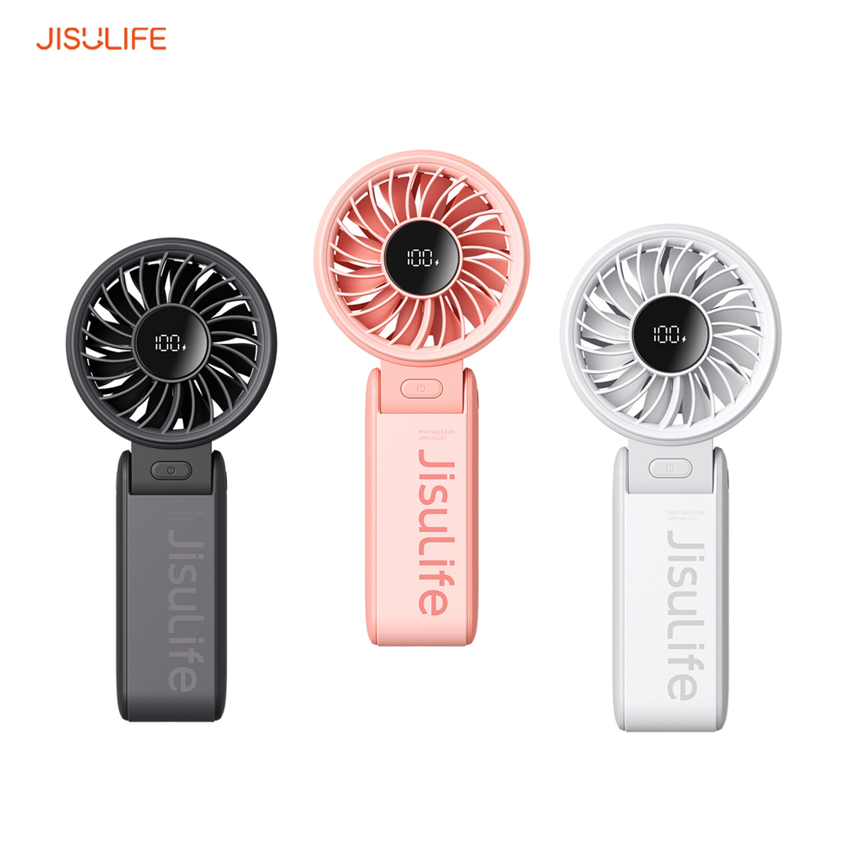 Jisulife Life 7 Handheld Fan รุ่น5000 mAH พัดลมพกพาอเนกประสงค์ พัดลมคล้องคอ พัดลมมือถือ (รับประกัน 1 ปี)