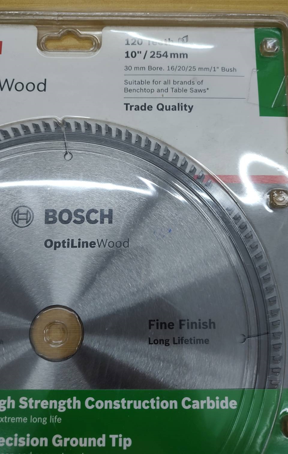 ใบเลื่อยวงเดือน10"X120T BOSCH