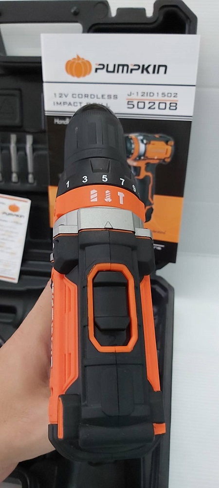 สว่านกระแทกไร้สาย12V J-12ID1502 PUMPKIN #50208