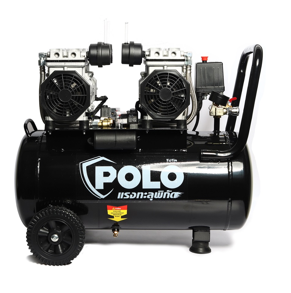 ปั๊มลมออยฟรี มอเตอร์รอบเร็ว 50ลิตร FAST28-50 POLO