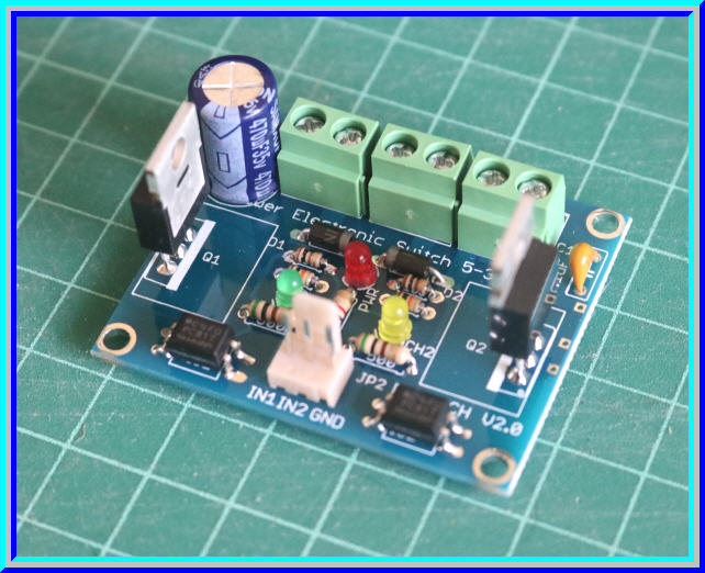 1x IRFZ44 Power Electronic Switch Relay 2-Channel Power MOSFET (IRFZ44 Spec 55V 49A ) with Opto-Coupler