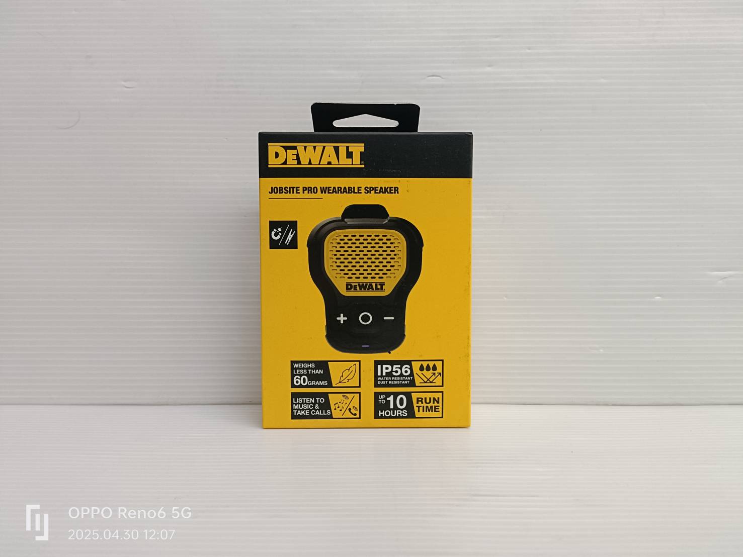 DEWALT รุ่น DXMA1901148E ลำโพงพกพาแบบ Bluetooth