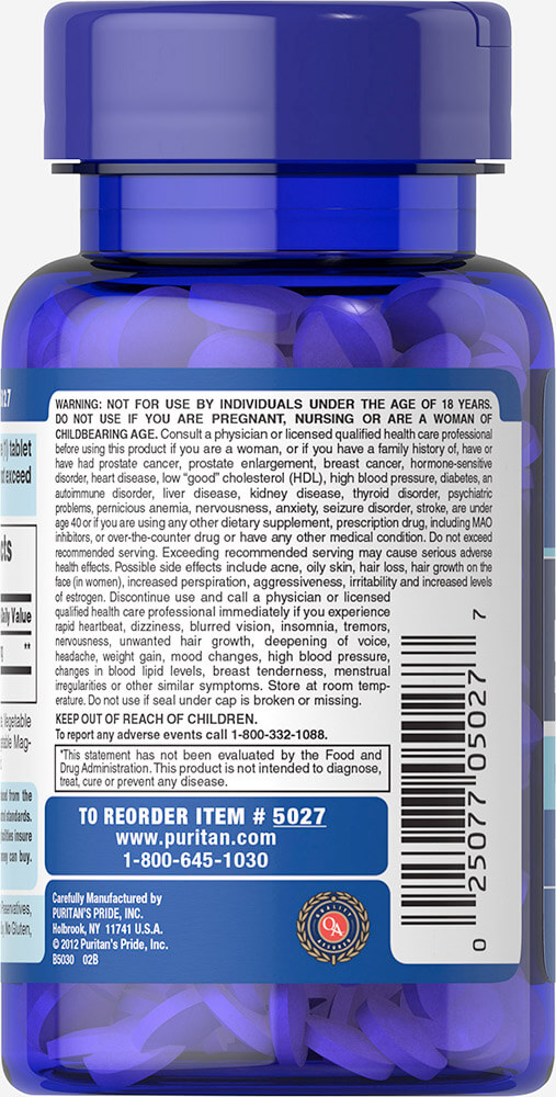 Puritan DHEA 50 mg 100 Tablets