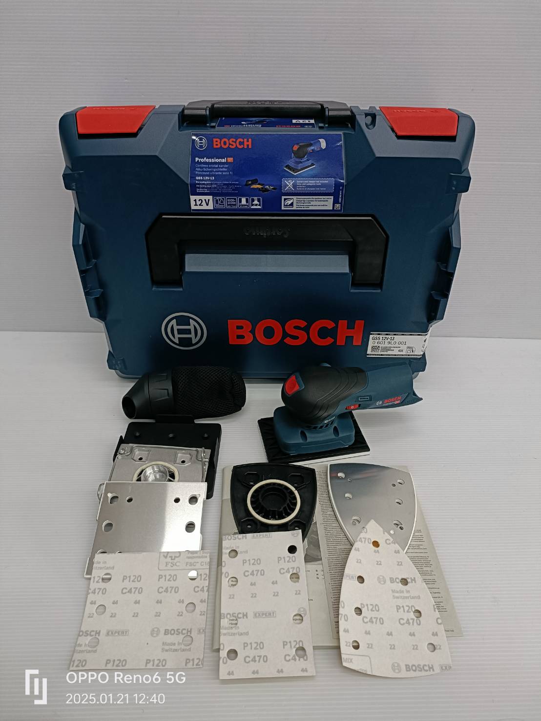 ขัดกระดาษทราย GSS12V-13 BOSCH SOLO 06019L0001