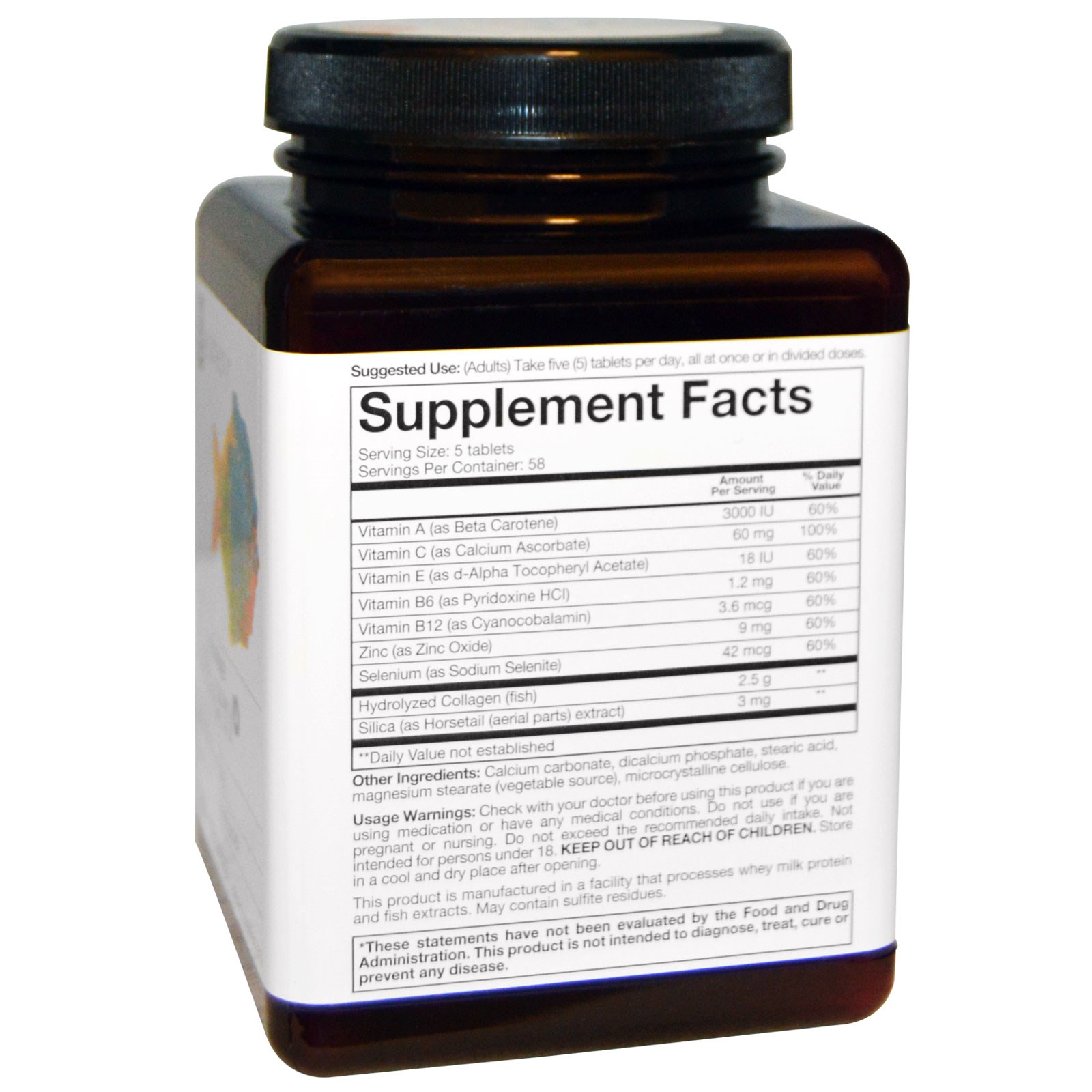 Youtheory™ Marine Collagen Advanced Formula Type 1 & 3 290 Tablets