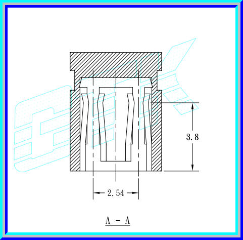 10x Mini Jumper 2 Pins Female Pitch 2.54mm Red Color