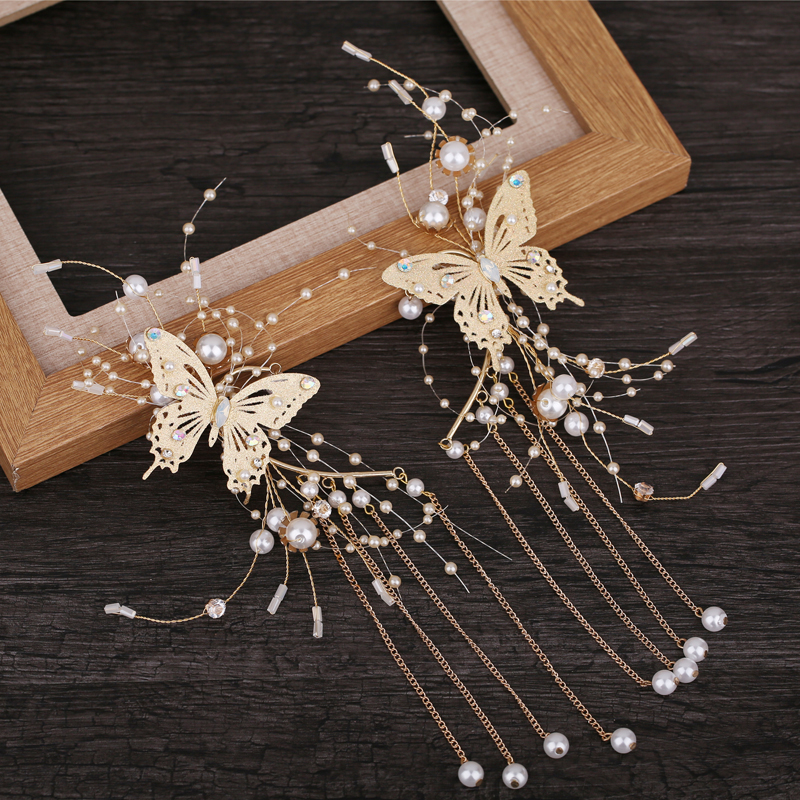 (พร้อมส่ง) Ear Cuff 005 จรหู จอนหู ผีเสื้อ ได้ทั้งคู่ เกี่ยวใบหู ใส่สวยๆ สวยงาม ทำจากโลหะสีทอง