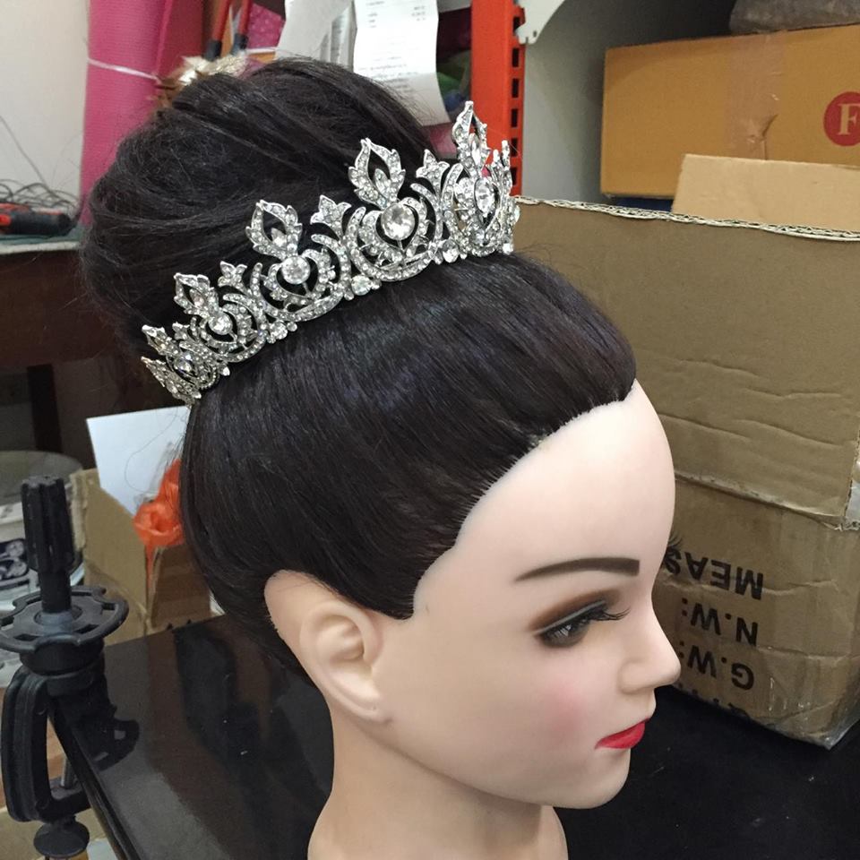 (พร้อมส่ง) มงกุฎ 031 งานสวย รุ่นฐานกลม ส่งด่วน ส่งจาก จ.อุบลราชธานี