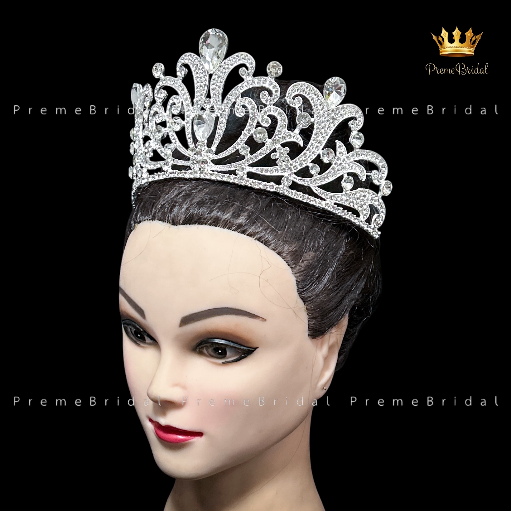 (พร้อมส่ง) เทียร่า 434 มงกุฎนางงาม งานสวย ปราณีต QCเพชรทุกเม็ด สินค้าพร้อมส่งจากไทย