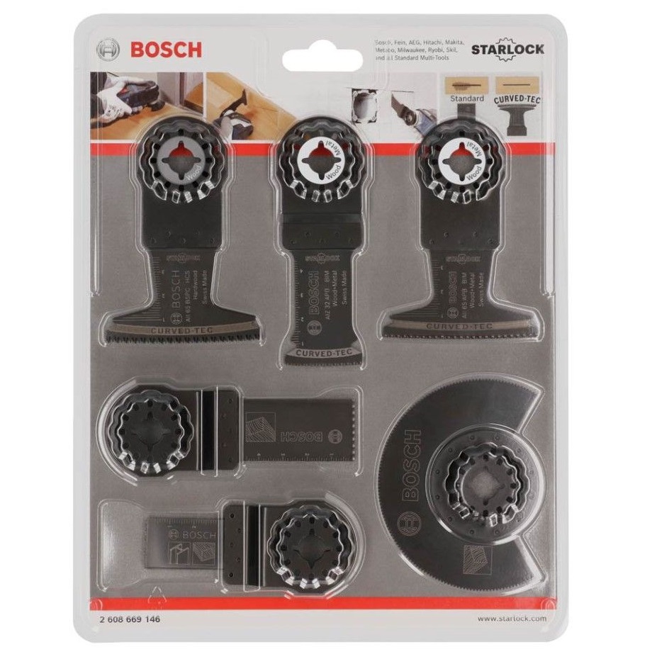 ชุดใบมัลติทูล 9ชิ้น BOSCH 2608669146