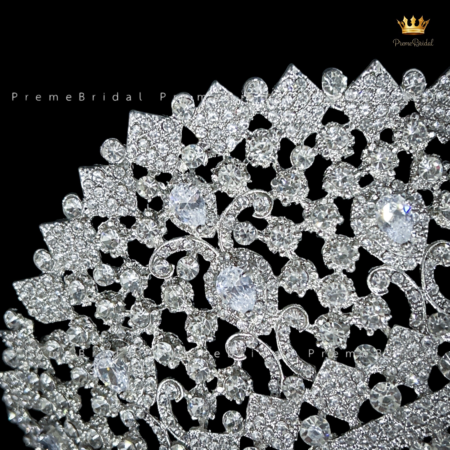 (พร้อมส่งจากไทย) มงกุฏ 140 ขนาดใหญ่ไซส์นางงาม งานสวย งานโลหะฐานกลมปรับขนาดได้ ส่งด่วน ส่งจาก จ.อุบลราชธานี