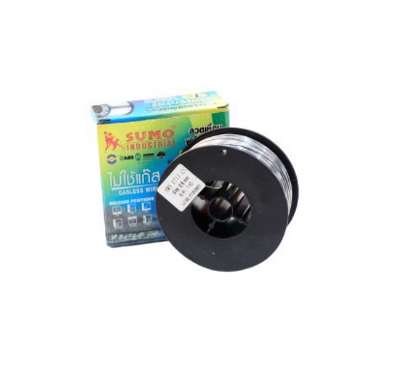 ลวดเชื่อมฟลักซ์คอร์ 0.8mm. 1Kg. E71T-GS SUMO