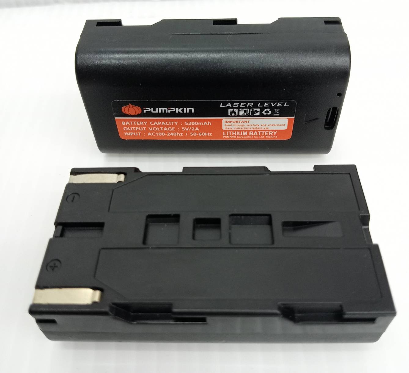 แบตเตอรี่ สำหรับเลเซอร์16เส้น PUMPKIN