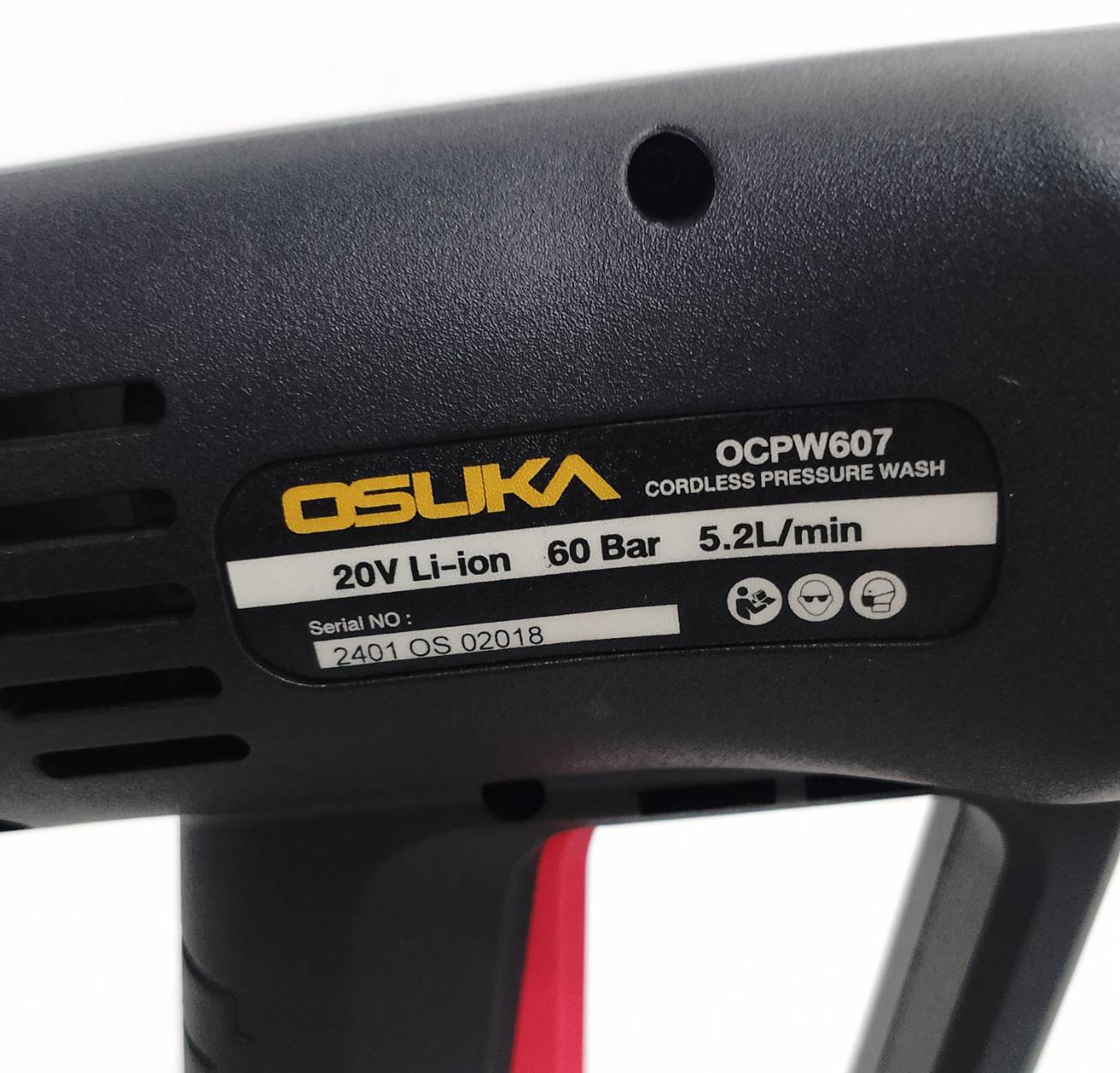 เครื่องอัดฉีดแรงดันสูงไร้สาย OCPW607-P1 OSUKA