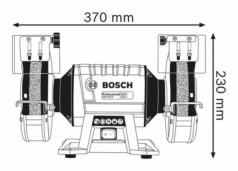 มอเตอร์หินไฟ8" GBG60-20 BOSCH