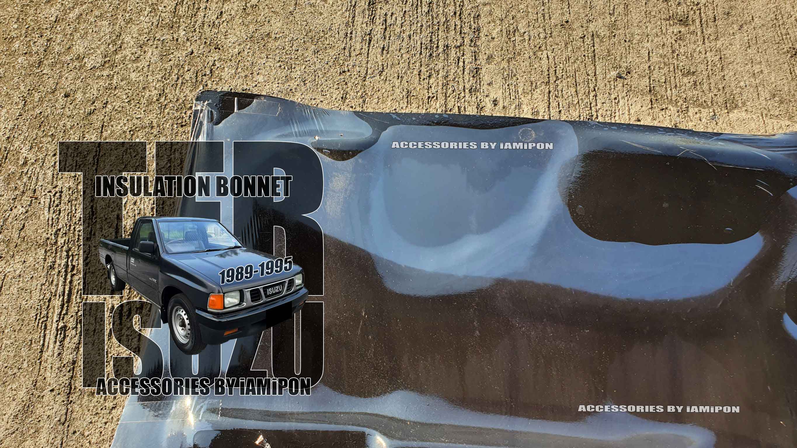 INSULATION BONNET ISUZU TFR 1991-1995 แผ่นกันความร้อนฝากระโปรง อีซุซุ มักร 1991-1995