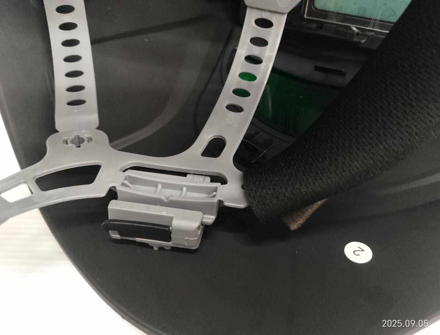 ANDELI หน้ากากปรับแสงอัตโนมัติหน้าจอขนาดใหญ่ มีไฟ LED และมุมมองด้านข้าง MA900VL-AE