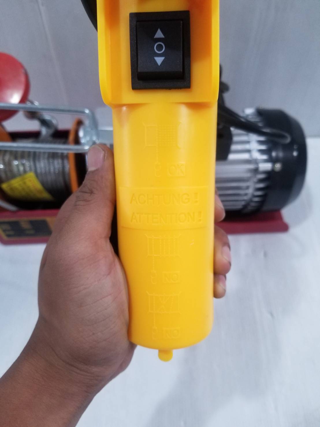 รอกสลิงไฟฟ้าขนาดเล็ก PA800-E DOUBLE ELEPHANT